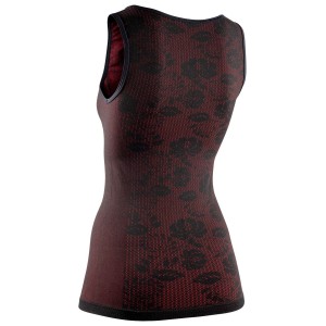 Seamless Lady Tank Funktionsunterhemd Damen ärmellos schwarz/rot (E22-4000)