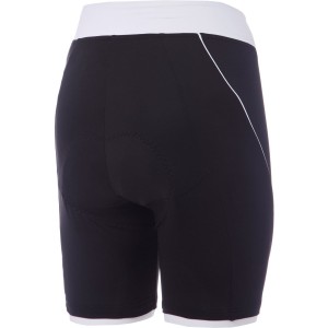 Pista W Radhose Damen kurz schwarz/weiß