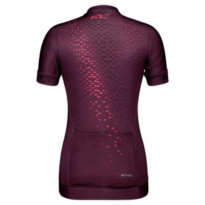 RC PRO Radtrikot Damen kurzarm dunkellila/pink (288705),dark purple/carmine pink