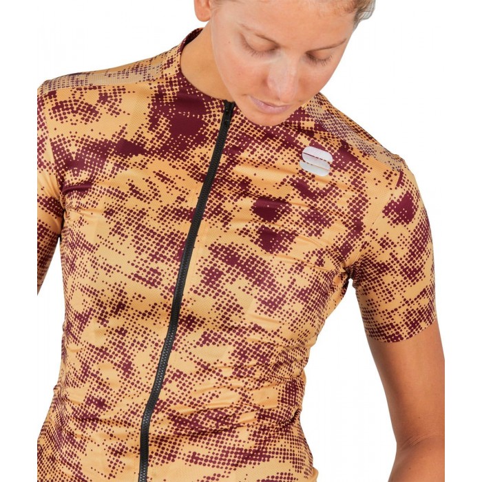 ESCAPE SUPERGIARA Radtrikot Damen kurzarm gold ESCAPE SUPERGIARA Radtrikot Damen kurzarm gold