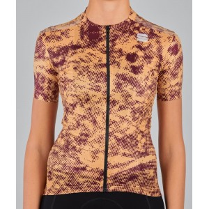 ESCAPE SUPERGIARA Radtrikot Damen kurzarm gold ESCAPE SUPERGIARA Radtrikot Damen kurzarm gold