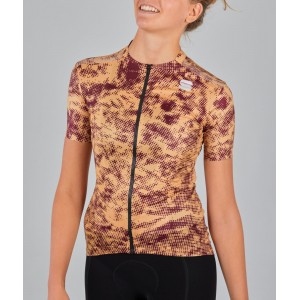 ESCAPE SUPERGIARA Radtrikot Damen kurzarm gold ESCAPE SUPERGIARA Radtrikot Damen kurzarm gold