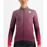ROCKET W THERMAL JERSEY Damen Radtrikot langarm lila (mauve)