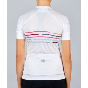 VELODROM Radtrikot Damen kurzarm weiß