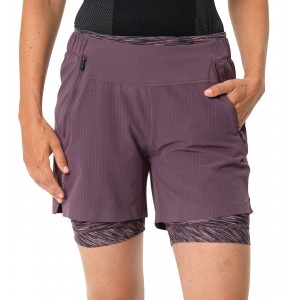ALTISSIMI Damen Bike Shorts mit Innenhose pflaume (blackberry) ALTISSIMI Damen Bike Shorts mit Innenhose pflaume (blackberry)