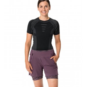 ALTISSIMI Damen Bike Shorts mit Innenhose pflaume (blackberry) ALTISSIMI Damen Bike Shorts mit Innenhose pflaume (blackberry)
