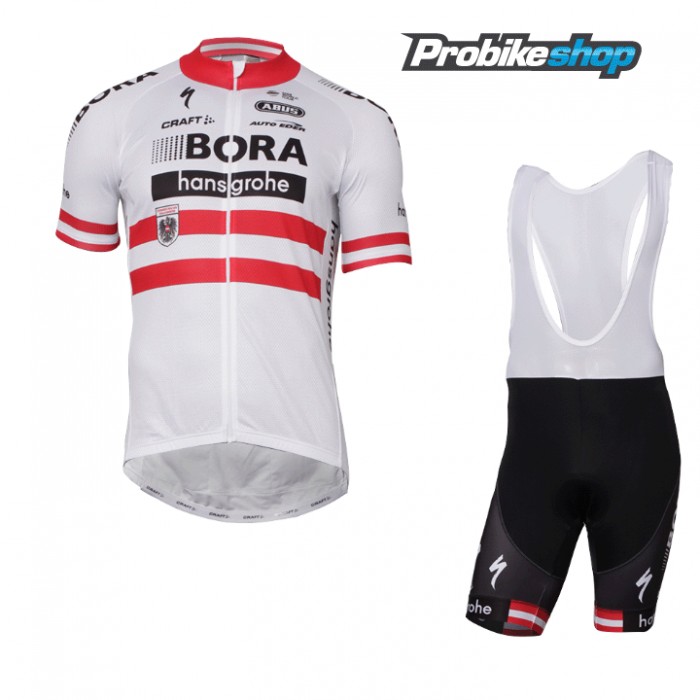 2017-2018 Bora Hansgrohe Österreichischer Meister Fahrradbekleidung Satz Fahrradtrikot Kurzarm Trikot und Kurz Tr Radtrikot Kaufen