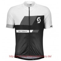 2018 Scott RC TEAM 10 Weiß Fahrradbekleidung Radtrikot Satz Kurzarm Radtrikot Kaufen