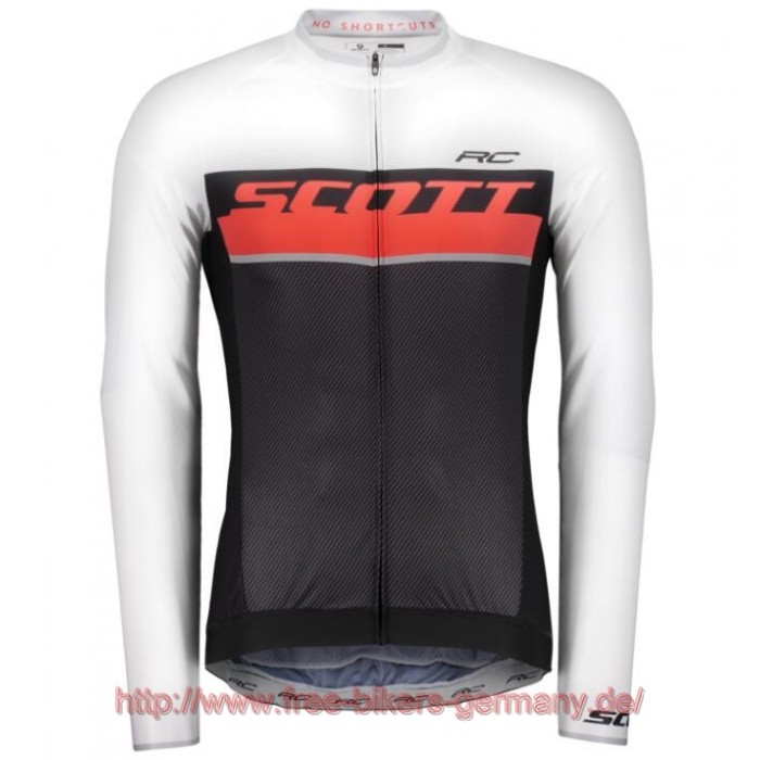 2018 Scott RC PRO fiery rot Fahrradtrikot Langarm Radtrikot Kaufen