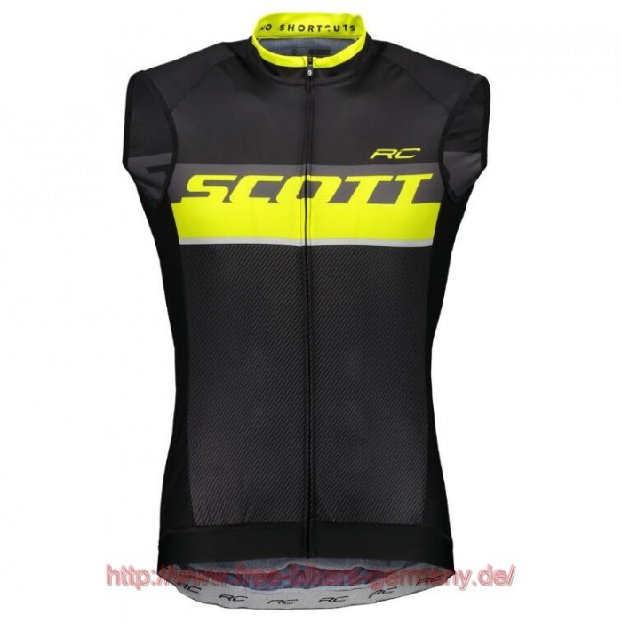2018 Scott RC PRO sulphur gelb ärmelloses Trikot Radtrikot Kaufen 2018 Scott RC PRO sulphur gelb ärmelloses Trikot Radtrikot Kaufen