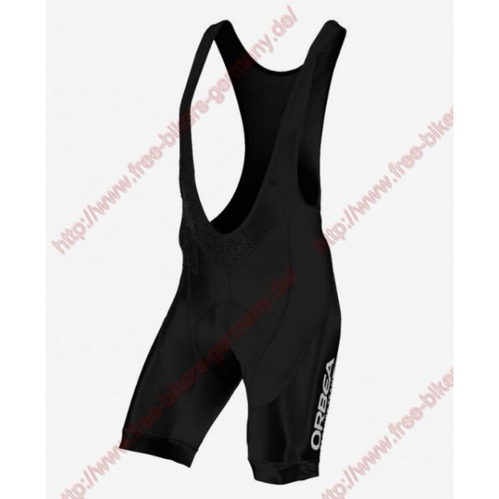 Radsport 2018 Orbea Factory Team Skoda schwarz Trägerhosen Set Radtrikot Kaufen
