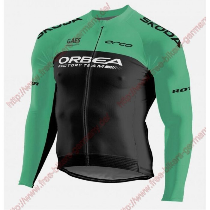 Radsport 2018 Orbea Factory Team Skoda Trikot Langarm Radtrikot Kaufen