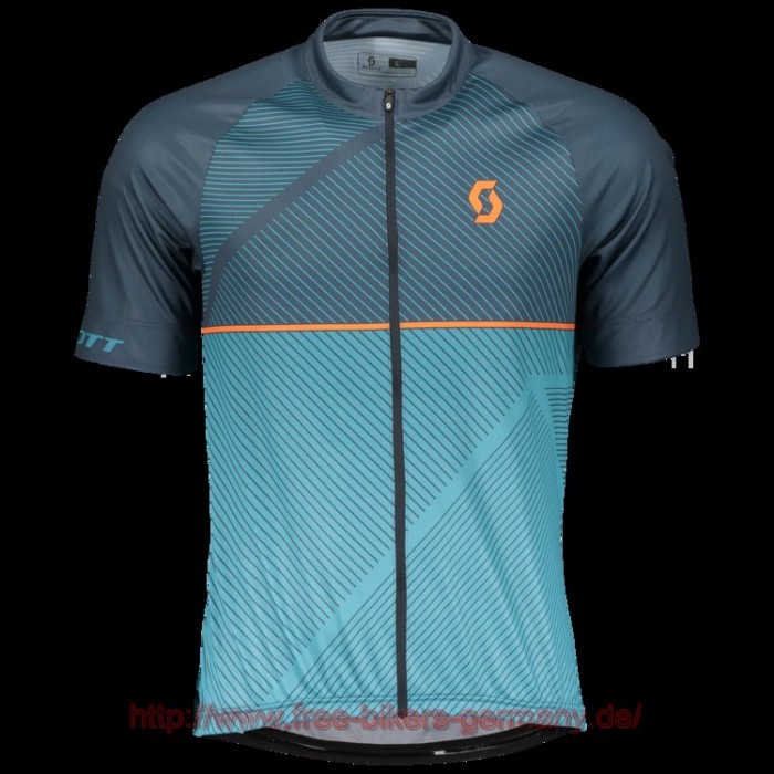 2018 Scott ENDURANCE nightfall blau Fahrradbekleidung Radtrikot Satz Kurzarm Radtrikot Kaufen