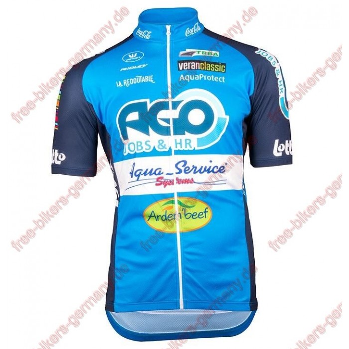 Radsport AGO-AQUA SERVICE 2018 Trikot Kurzarm Radtrikot Kaufen