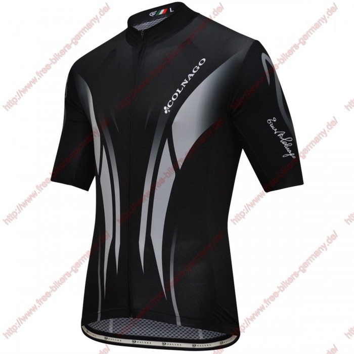 Radsport Colnago Master Pissei schwarz grau Trikot Kurzarm Radtrikot Kaufen