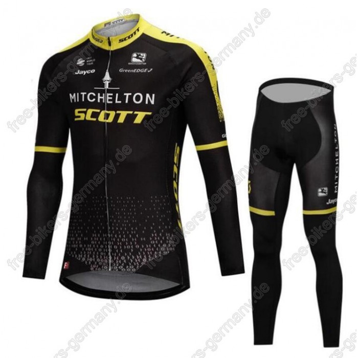 Mitchelton-Scott Pro Profiteam 2018 Fahrradbekleidung Trikot Langarm+Lang Radtrikot Kaufen Mitchelton-Scott Pro Profiteam 2018 Fahrradbekleidung Trikot Langarm+Lang Radtrikot Kaufen