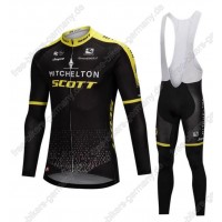 Mitchelton-Scott Pro Profiteam 2018 Fahrradbekleidung Trikot Langarm+Lang Tr Radtrikot Kaufen