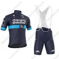 Profiteam 2018 Novo Nordisk Radbekleidung Satz Trikot Kurzarm+Trägerh Radtrikot Kaufen