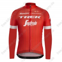 Profiteam 2018 TREK SEGAFREDO Pro rot Trikot Langarm Radtrikot Kaufen