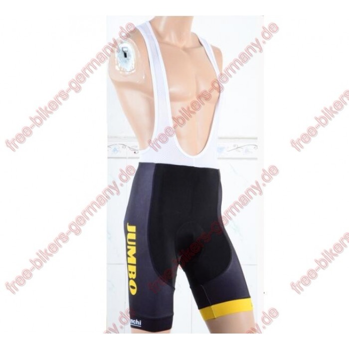 Profiteam 2018 LottoNL-Jumbo Trägerhosen Set Radtrikot Kaufen