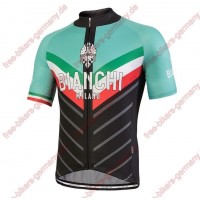 Profiteam 2018 Bianchi Milano Tiera Blau schwarz Trikot Kurzarm 33016BB Radtrikot Kaufen