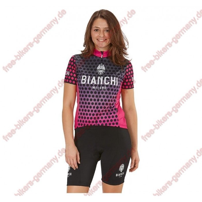 Profiteam 2018 Bianchi Milano Gravina pink Damen Fahrradbekleidung Trikot Kurzarm+Radhose Radtrikot Kaufen Profiteam 2018 Bianchi Milano Gravina pink Damen Fahrradbekleidung Trikot Kurzarm+Radhose Radtrikot Kaufen