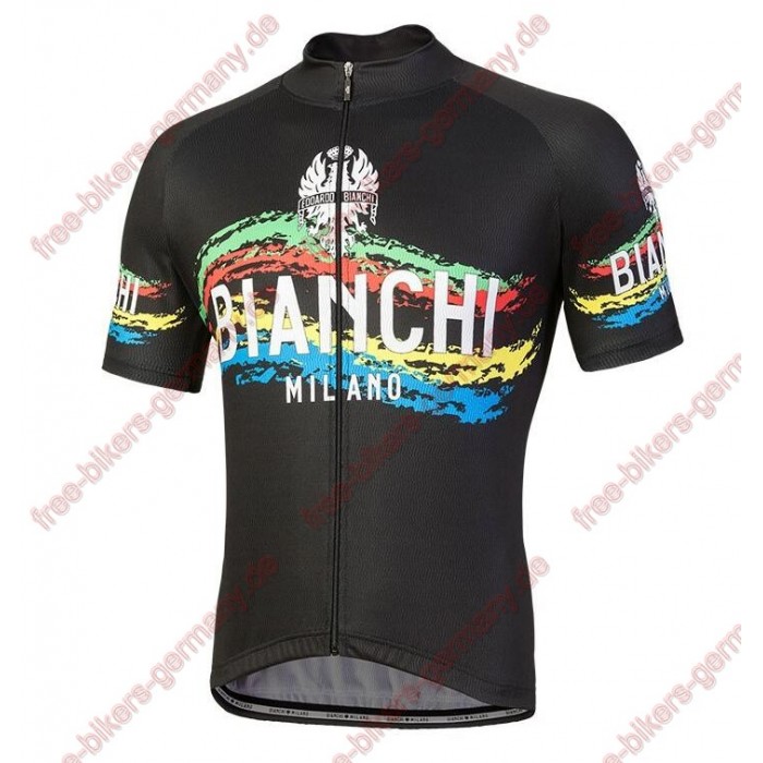 Profiteam 2018 Bianchi Milano Misegna schwarz Trikot Kurzarm 44253LZ Radtrikot Kaufen Profiteam 2018 Bianchi Milano Misegna schwarz Trikot Kurzarm 44253LZ Radtrikot Kaufen