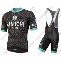 Profiteam 2018 Bianchi Milano Venteno Radbekleidung Satz Trikot Kurzarm+Trägerhosen Sets Radtrikot Kaufen