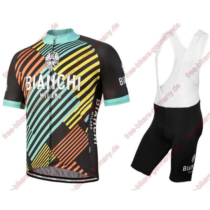 Profiteam 2018 Bianchi Milano Soara Radbekleidung Satz Trikot Kurzarm+Trägerhosen Sets Radtrikot Kaufen Profiteam 2018 Bianchi Milano Soara Radbekleidung Satz Trikot Kurzarm+Trägerhosen Sets Radtrikot Kaufen