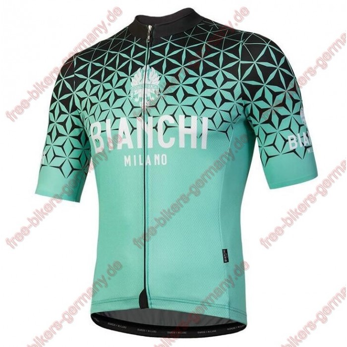 Profiteam 2018 Bianchi Milano Conca Blau Trikot Kurzarm 79699GD Radtrikot Kaufen