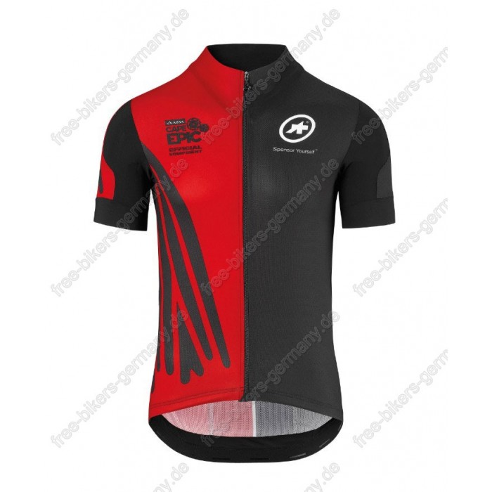 Assos SS.Capeepicx Trikot Kurzarm schwarz rot 2018 Radtrikot Kaufen