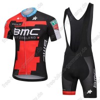 BMC Radbekleidung Satz Trikot Kurzarm+Trägerhosen Set schw Radtrikot Kaufen