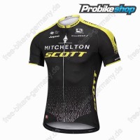 Mitchelton Scott Trikot Kurzarm schwarz 2018 Radtrikot Kaufen