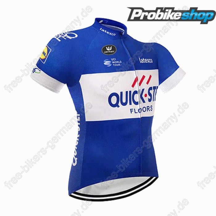 Quick Step Floors blau Trikot Kurzarm 2018 Radtrikot Kaufen Quick Step Floors blau Trikot Kurzarm 2018 Radtrikot Kaufen