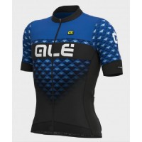 Fahrradbekleidung Radsport 2020 Ale PR-S Hexa Trikot Kurzarm Outlet schwarz-blauer L13362719-02 Radtrikot Kaufen