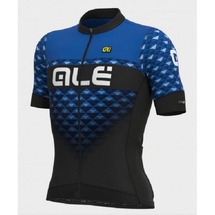 Fahrradbekleidung Radsport 2020 Ale PR-S Hexa Trikot Kurzarm Outlet schwarz-blauer L13362719-02 Radtrikot Kaufen