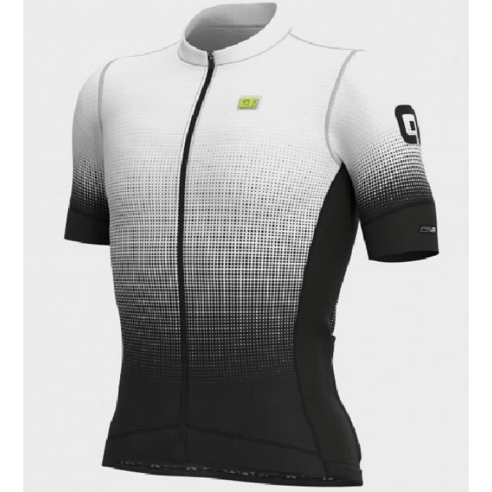 Fahrradbekleidung Radsport 2020 Ale PR-S Dots Trikot Kurzarm Outlet Weiß L12746719-02 Radtrikot Kaufen