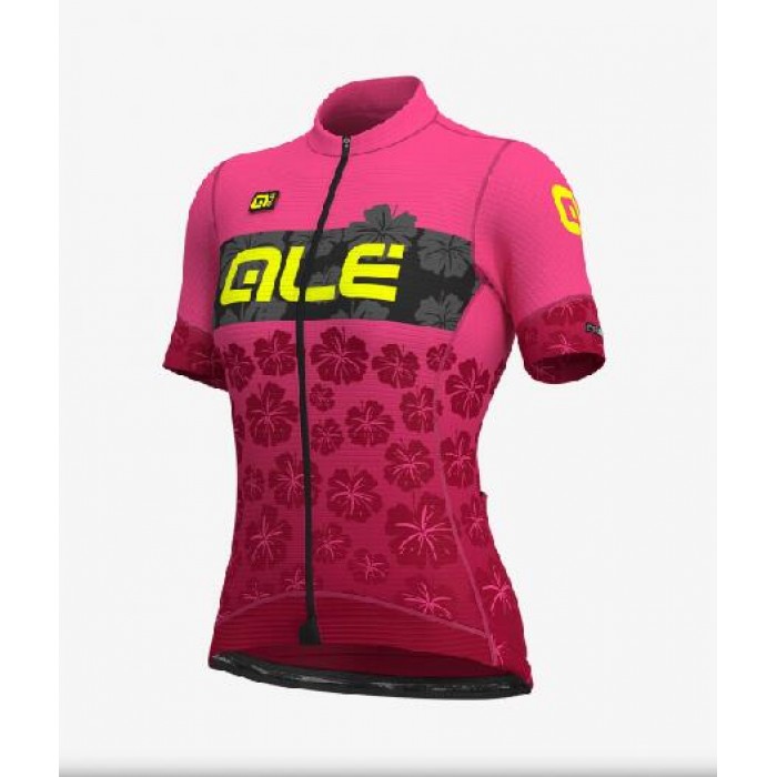 Fahrradbekleidung Radsport 2020 Ale Ibisco Damen Trikot Kurzarm Outlet Rosa Radtrikot Kaufen