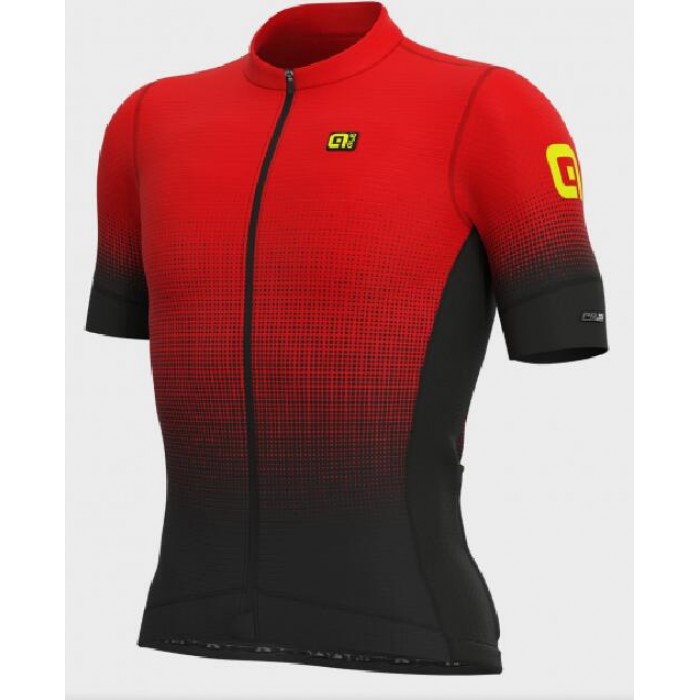 Fahrradbekleidung Radsport 2020 Ale PR-S Dots Trikot Kurzarm Outlet rot L12742319-02 Radtrikot Kaufen