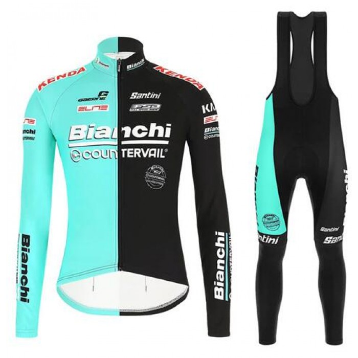 Fahrradbekleidung Radsport 2020 Bianchi Countervail Trikot Langarm+ Trägerho Radtrikot Kaufen