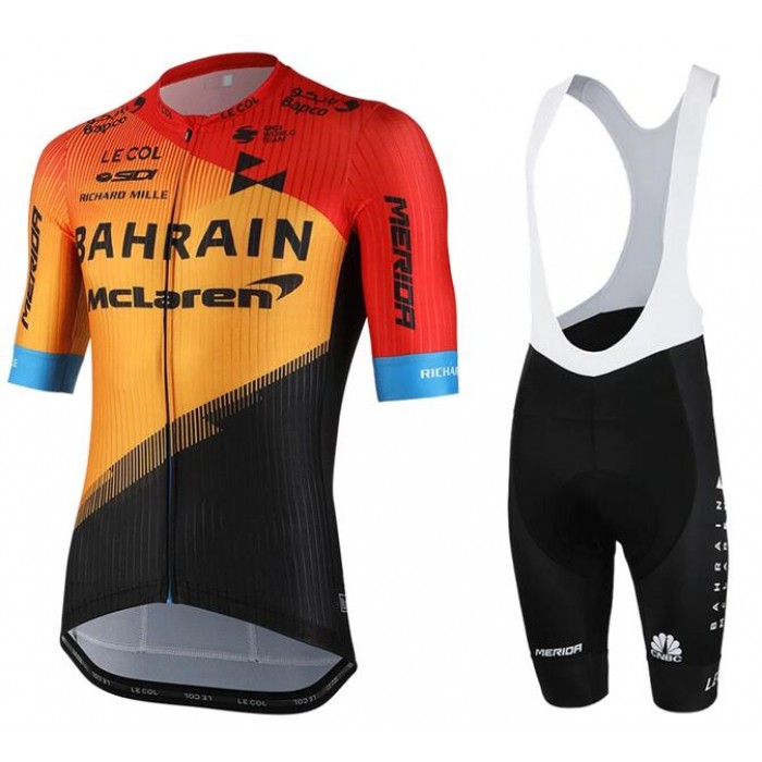 Fahrradbekleidung Radsport 2020 Bahrain McLaren Radbekleidung Satz Trikot Kurzarm+Trägerhosen Se Radtrikot Kaufen Fahrradbekleidung Radsport 2020 Bahrain McLaren Radbekleidung Satz Trikot Kurzarm+Trägerhosen Se Radtrikot Kaufen