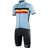 Fahrradbekleidung Radsport 2020 BELGIEN Set Radbekleidung Satz Trikot Kurzarm+Fahrradhose Set O Radtrikot Kaufen