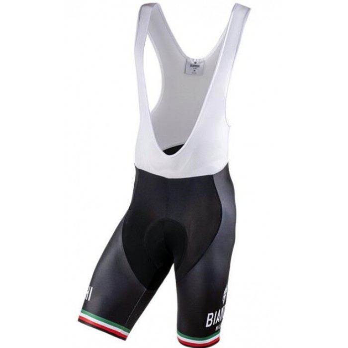 Fahrradbekleidung Radsport 2020 BIANCHI MILANO Pelau Trägerhosen Set schwarz Radtrikot Kaufen