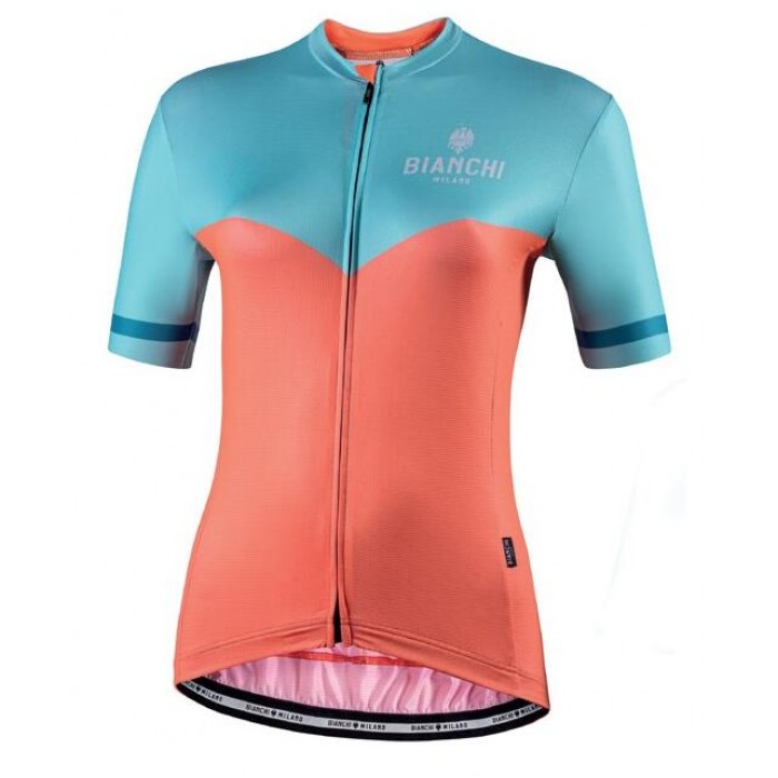 Fahrradbekleidung Radsport 2020 Damen BIANCHI MILANO Flumendosa Trikot Kurzarm Outlet Radtrikot Kaufen