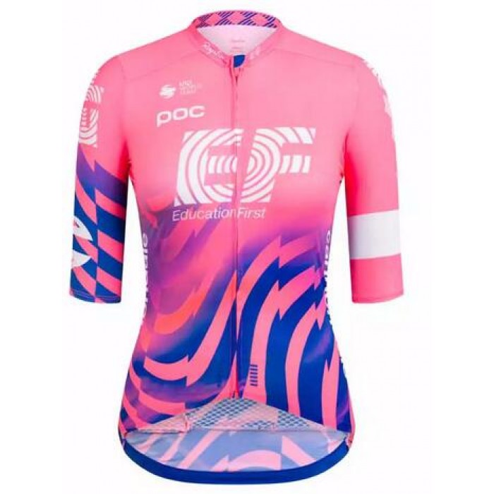 Fahrradbekleidung Radsport 2020 Damen EF Education First Trikot Kurzarm Outlet Radtrikot Kaufen