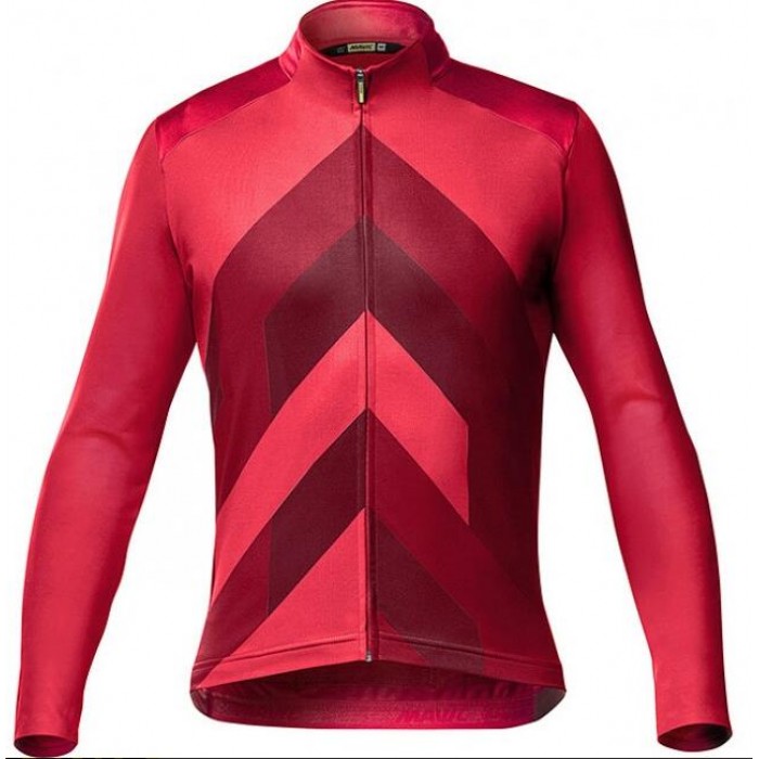 Fahrradbekleidung Radsport 2020 MAVIC Cosmic Graphic Trikot Langarmrot Radtrikot Kaufen Fahrradbekleidung Radsport 2020 MAVIC Cosmic Graphic Trikot Langarmrot Radtrikot Kaufen