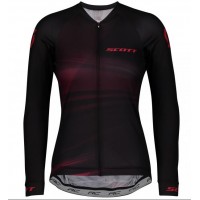 Fahrradbekleidung Radsport 2020 Damen SCOTT RC Pro Trikot Langarmschwarz Radtrikot Kaufen