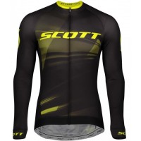Fahrradbekleidung Radsport 2020 SCOTT RC Pro Trikot Langarmschwarz Radtrikot Kaufen
