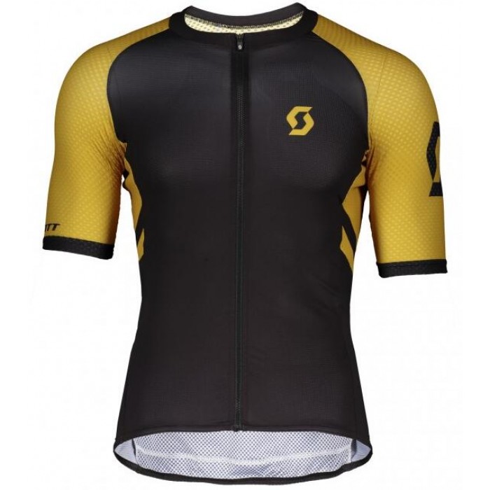 Fahrradbekleidung Radsport 2020 SCOTT RC Premium Climber Trikot Kurzarm Outlet schwarz/gelb Radtrikot Kaufen Fahrradbekleidung Radsport 2020 SCOTT RC Premium Climber Trikot Kurzarm Outlet schwarz/gelb Radtrikot Kaufen