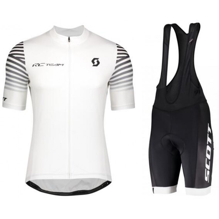 Fahrradbekleidung Radsport 2020 SCOTT RC TEAM 10 Radbekleidung Satz Trikot Kurzarm+Trägerhosen Set Out Radtrikot Kaufen